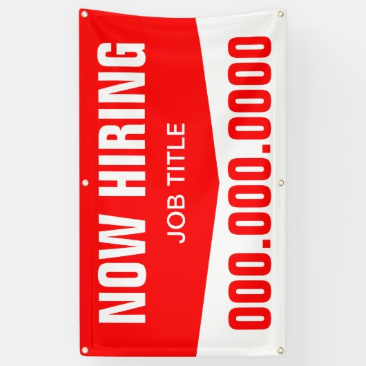 3' x 5' Jetzt Mieten mit Titel und Telefonnummer Banner (Vertikal)