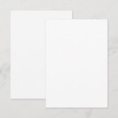 3" x 5" Squared Corner Style Einladung zur Hochzei (Vorne/Hinten)