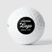 3 x Benutzerdefiniertes Logo Foto Srixon Soft Feel Golfball (Vorderseite)