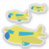 3 x Design-Aufkleber für Flugzeuge Aufkleber (Vorderseite)