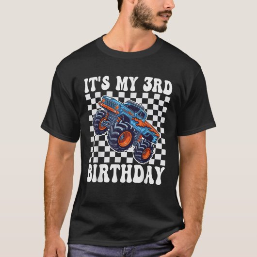 3 Years Old Boy Girl It s My 3rd Birthday Boys Mon T-Shirt (Vorderseite)