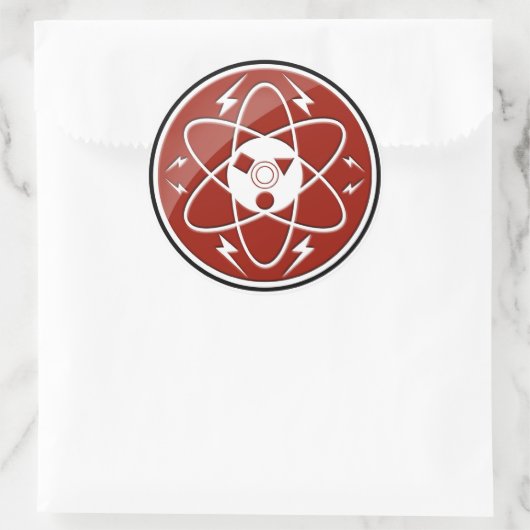 3-Zoll-Aufkleber Runder Aufkleber (Tasche)