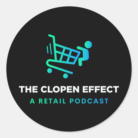 3 Zoll Clopen-Effekt Runder Aufkleber (Vorderseite)