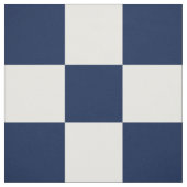 3 Zoll Karo Mitternachtsblau und Weiß Checkerboard Stoff (Muster)
