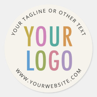 3 Zoll runde Aufkleber Benutzerdefiniertes Firmenl