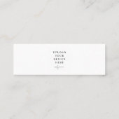 3 Zoll x 1 Zoll Mini-Karte Mini Visitenkarte (Rückseite)