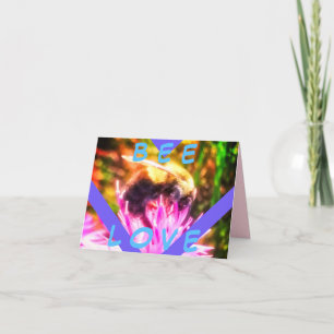 3BEE-LIEBE KLEINE GREETING-KARTE KARTE