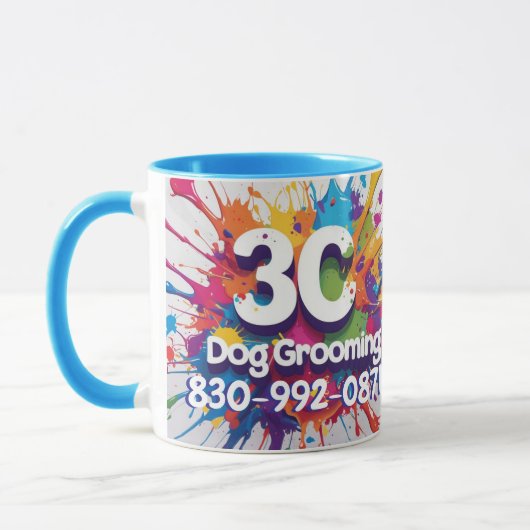 3C Dog Grooming Tasse (Links)