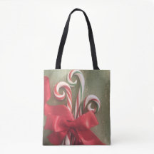 3Candy Canes Tote Bag