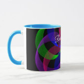 3D 2D Geometric Hybrid Coffee Mug Tasse (Links)