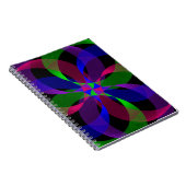 3D 2D Geometrisches Hybrid-Spiralheft Notizblock (Rechte Seite)