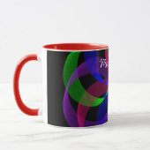 3D 2D Hybrid Geometric Coffee Tasse (Links)