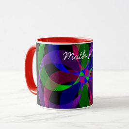3D 2D Hybrid Geometric Coffee Tasse