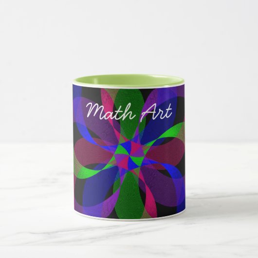 3D 2D Hybrid Geometric Coffee Tasse (Zentrum)