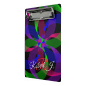 3D 2D Hybrid Geometric Mini Clipboard Mini Klemmbrett (Gewinkelt2)