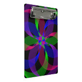 3D 2D Hybrid Geometric Mini Clipboard Mini Klemmbrett (Schrägansicht)