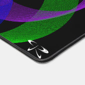 3D 2D Hybrid geometrische Maus Pad Mat Schreibtischunterlage (Ecke)