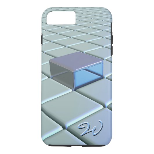 3D 3 Raster Case-Mate iPhone Hülle (Rückseite)