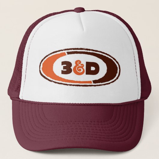 3d A&W Logo-Hut Truckerkappe (Vorderseite)