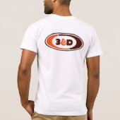 3d A&W vorderes und hinteres T-Shirt (Rückseite)