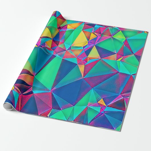 3D-Abbildung. Der abstrakte Hintergrund. Farbe Geschenkpapier (Ungerollt)