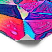 3D-Abbildung. Der abstrakte Hintergrund. Farbe Poster (Ecke)