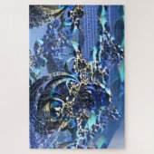 3D-Abbildung eines komplexen Fraktals Puzzle (Vertikal)