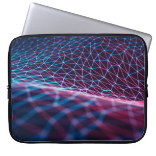 3D-Abbildung, geprägte Masche, die Praktikant dars Laptopschutzhülle