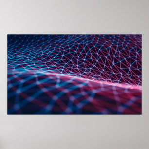 3D-Abbildung, geprägte Masche, die Praktikant dars Poster