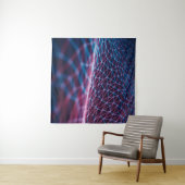 3D-Abbildung, geprägte Masche, die Praktikant dars Wandteppich (Beispiel (Horizontal))