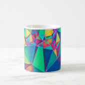 3D-Abbildung. Trendy abstrakter Hintergrund. Farbe Kaffeetasse (Mittel)