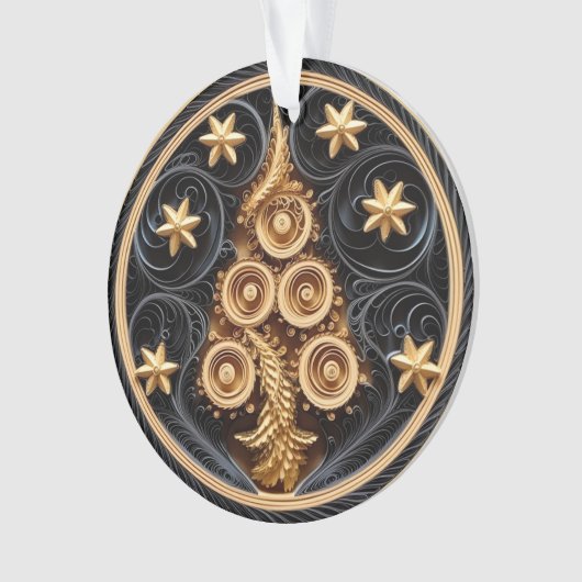 3d Abkühlungseffekt Tree und Sterne Ornament (Vorderseite)