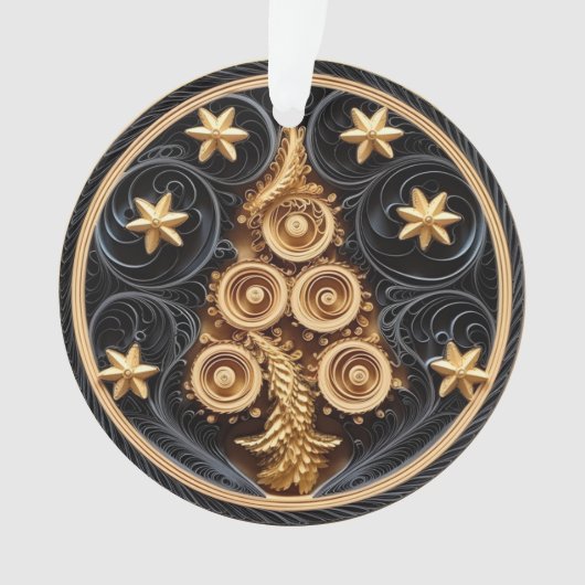 3d Abkühlungseffekt Tree und Sterne Ornament (Vorderseite)