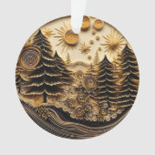 3d Abkühlungseffektwald Ornament (Vorderseite)