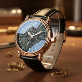 3D Abstract Modern Watch Armbanduhr
