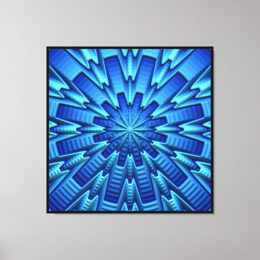 3D Abstrakt Art. 1A Leinwanddruck (Vorderseite)