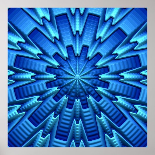 3D Abstrakt Art 1A Poster (Vorne)