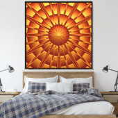 3D Abstrakt Art. 2A Leinwanddruck (Insitu (Schlafzimmer))