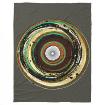 3D ABSTRAKT Fleece Blanket