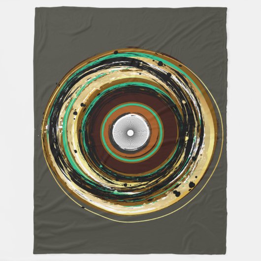 3D ABSTRAKT Fleece Blanket (Vorderseite)