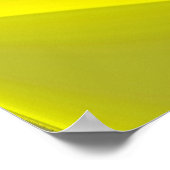3D Abstrakt in Gelbblau Poster (Ecke)