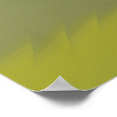 3D Abstrakt in Gelbblau Poster (Ecke)