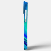 3D Abstrakt in grün blau lila Case-Mate iPhone Hülle (Rückseite / Links)