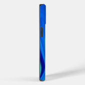 3D Abstrakt in grün blau lila Case-Mate iPhone Hülle (Rückseite / Rechts)