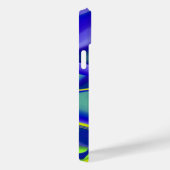 3D Abstrakt in grün blau lila Case-Mate iPhone Hülle (Rückseite / Rechts)