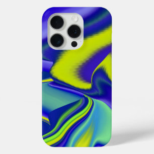 3D Abstrakt in grün blau lila Case-Mate iPhone Hülle