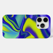 3D Abstrakt in grün blau lila Case-Mate iPhone Hülle (Rückseite (Horizontal))
