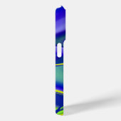 3D Abstrakt in grün blau lila Case-Mate iPhone Hülle (Rückseite / Rechts)
