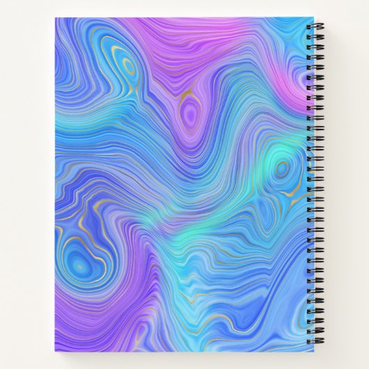 3D Abstrakt Paint Brush Notizblock (Rückseite)