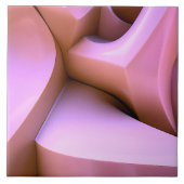3D abstrakt rosa Kachel (Vorderseite)